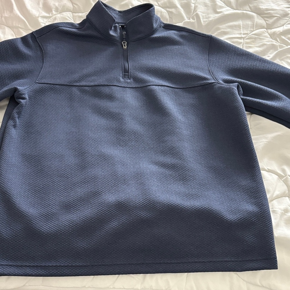 Daniel Cremieux Men's Navy Zip-Up Sweater